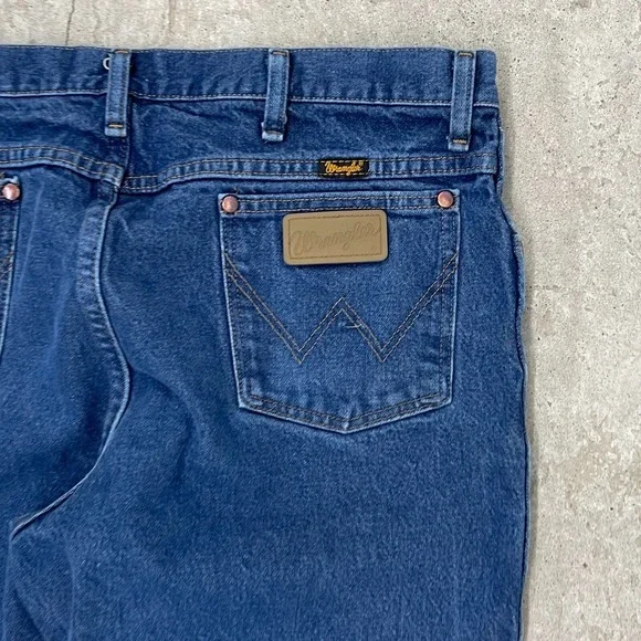 Wrangler Jeans 36x33 Blue Pants 936 Cowboy Western‎ Faded Denim Tag 36x34 B849 - Picture 13 of 14